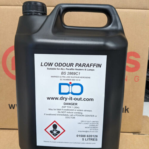 5L bottle of DiO low odour paraffin kerosene tozane